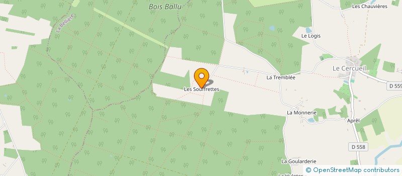 localisation de l'entreprise LE DOMAINE DU PASSAGE à LE CERCUEIL