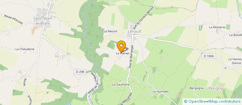 localisation de l'entreprise LE DOMAINE DU SOCLE  CONDE-EN-NORMANDIE