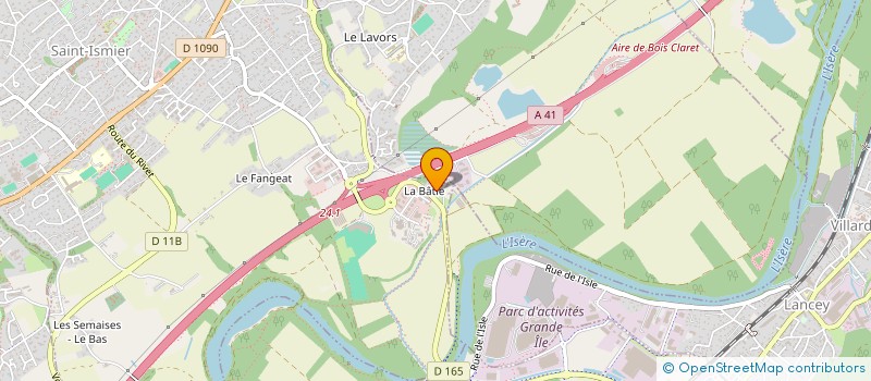localisation de l'entreprise LE DOMAINE EQUESTRE DES ALPES  SAINT-ISMIER