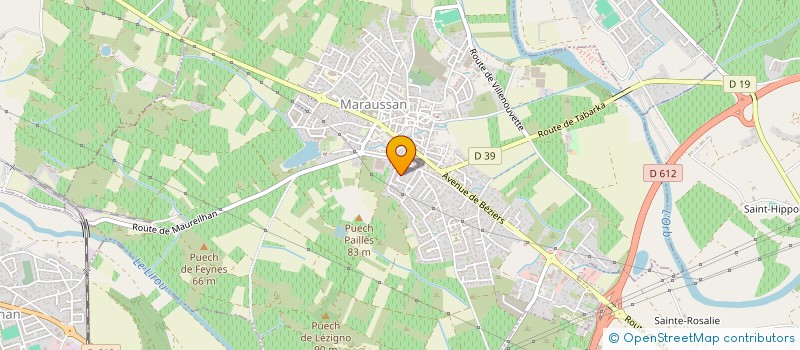 localisation de l'entreprise LE DOMAINE JPE  MARAUSSAN