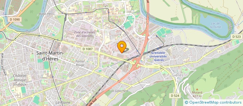 localisation de l'entreprise LE DOMAINE MEDICIS  SAINT-MARTIN-D'HERES