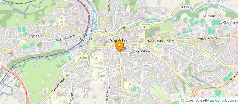 localisation de l'entreprise LE DOMAINE MUSICAL  SAINT-LO