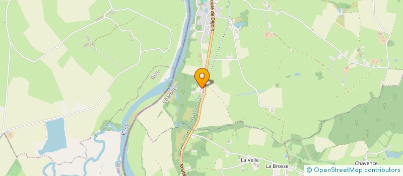 localisation de l'entreprise LE DOMAINE NEUF  SAINT-AUBIN-SUR-LOIRE