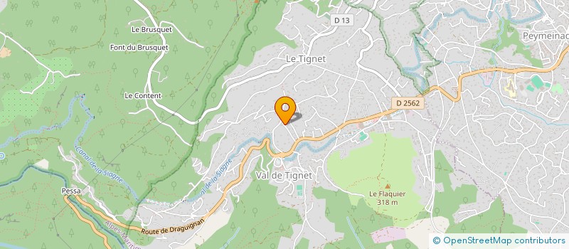 localisation de l'entreprise LE DOMAINE SANDY à LE TIGNET