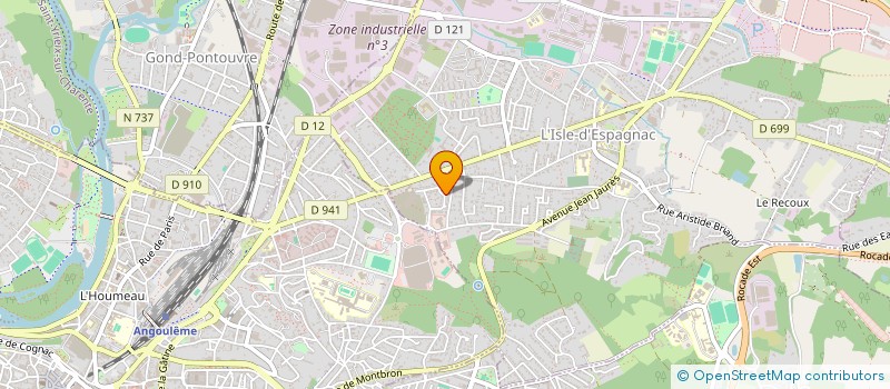 localisation de l'entreprise LE DOMAINE SCV  L'ISLE-D'ESPAGNAC