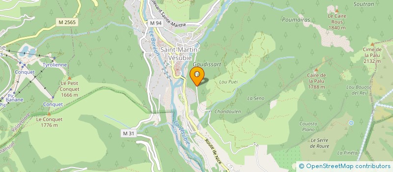 localisation de l'entreprise LE DOMAINE THERMAL DU MERCANTOUR à ROQUEBILLIERE