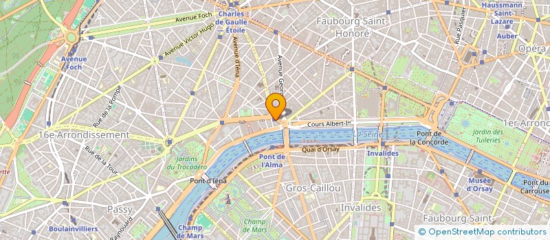 localisation de l'entreprise LE DOME  PARIS