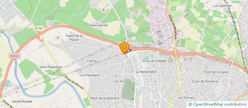 localisation de l'entreprise LE DOME à BEZIERS
