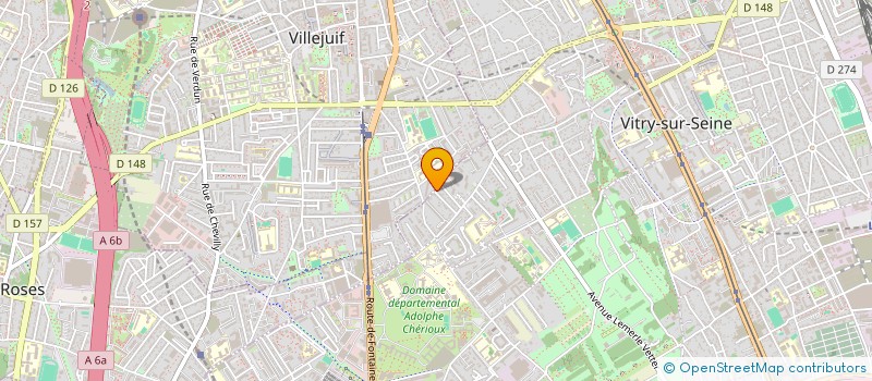 localisation de l'entreprise LE DOME PARIS INVEST à VITRY-SUR-SEINE