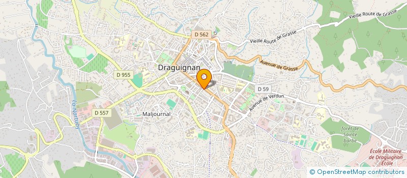 localisation de l'entreprise LE DOMINO  DRAGUIGNAN