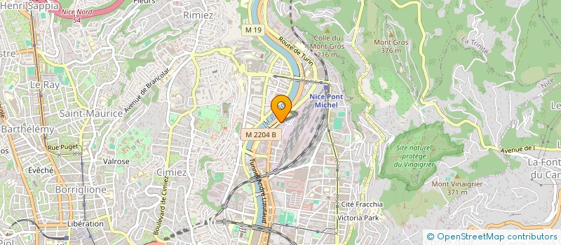 localisation de l'entreprise LE DOMINO à NICE