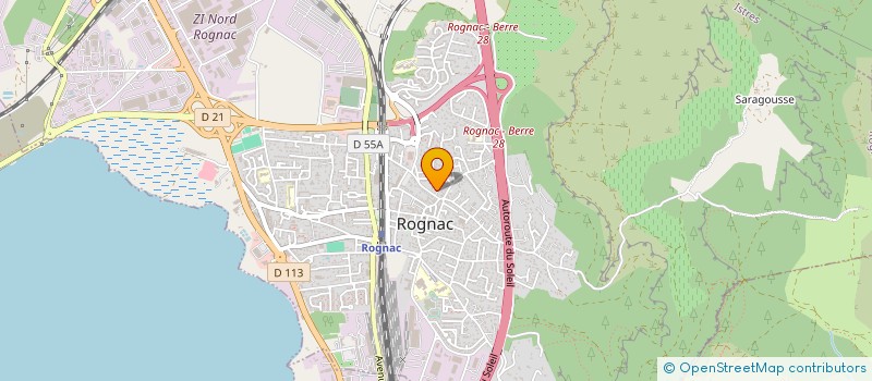 localisation de l'entreprise LE DOMUS  ROGNAC