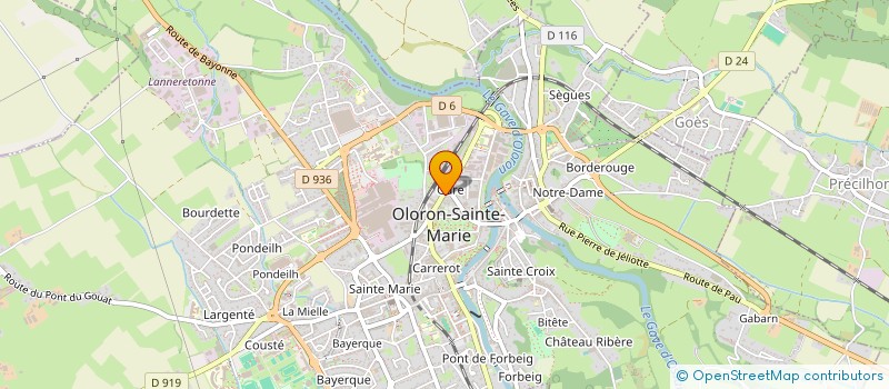 localisation de l'entreprise LE DON CAMILLO  OLORON-SAINTE-MARIE