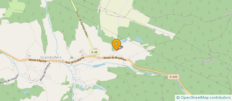 localisation de l'entreprise LE DON DE VOIX  GRANDVILLERS
