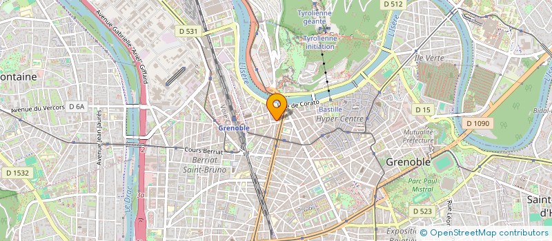 localisation de l'entreprise LE DON DU SANG à GRENOBLE