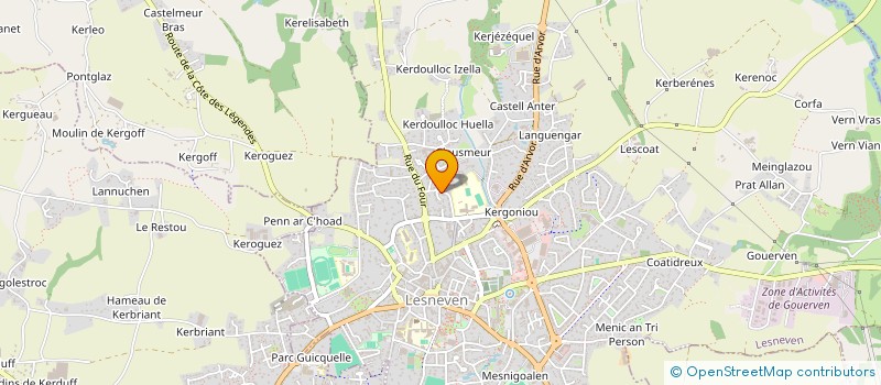 localisation de l'entreprise LE DON DU SON à LESNEVEN