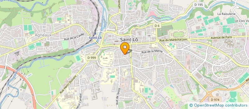 localisation de l'entreprise LE DON SUISSE  SAINT-LO