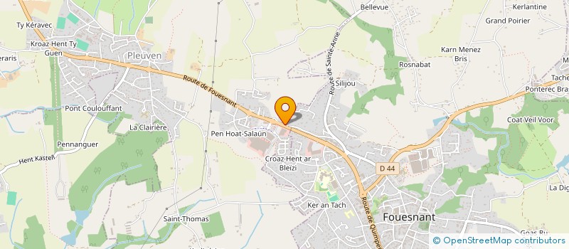 localisation de l'entreprise LE DONGE GUIFFANT  PLEUVEN