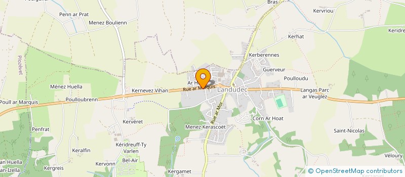 localisation de l'entreprise LE DONGE RECUPERATION  LANDUDEC