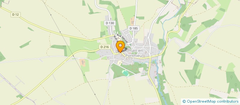 localisation de l'entreprise LE DONJON  DOMART-EN-PONTHIEU