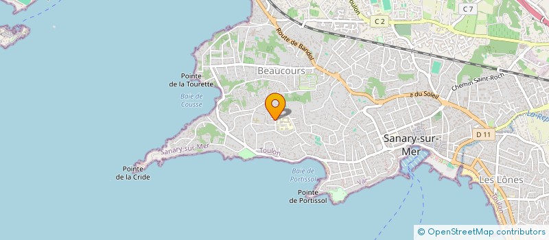localisation de l'entreprise LE DONJON à SANARY-SUR-MER