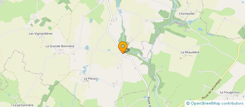 localisation de l'entreprise LE DONJON DES GNOMES  BEUGNON-THIREUIL