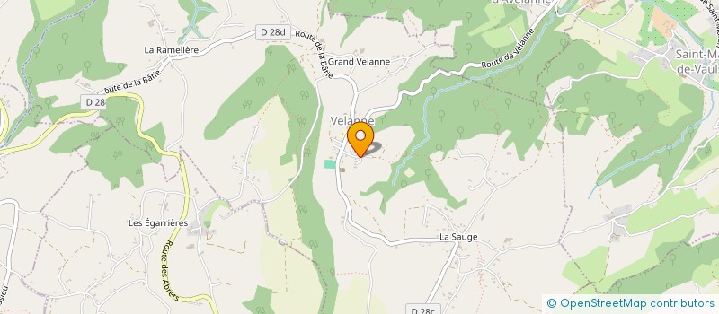 localisation de l'entreprise LE DONNI  SAINT-SULPICE-DES-RIVOIRES