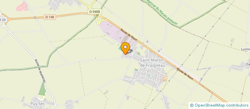 localisation de l'entreprise LE DORE  SAINT-MARTIN-DE-FRAIGNEAU