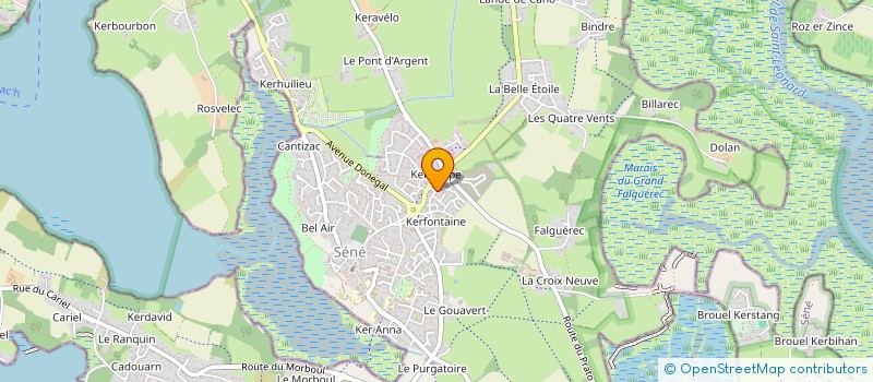 localisation de l'entreprise LE DORIOL à SENE