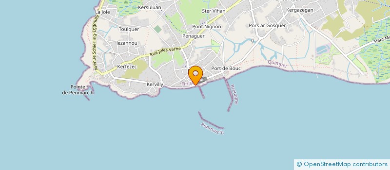 localisation de l'entreprise LE DORIS  PENMARCH