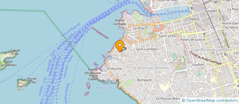 localisation de l'entreprise LE DORIS PLONGEE à MARSEILLE
