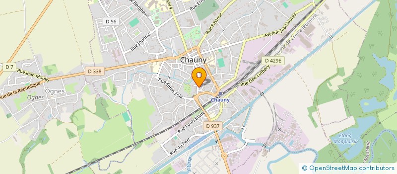 localisation de l'entreprise LE DORMEUR DU VAL à CHAUNY