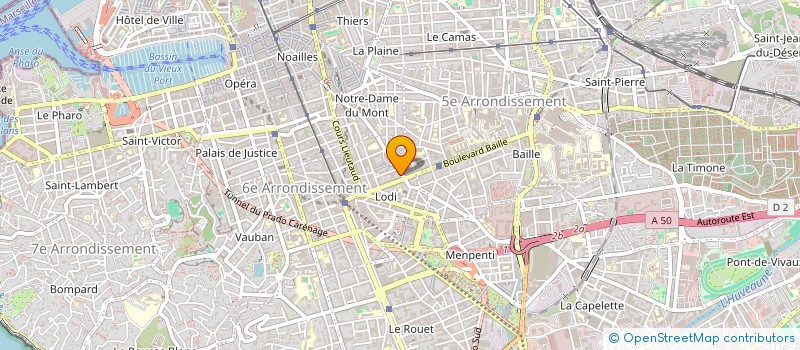 localisation de l'entreprise LE DORMITION à MARSEILLE