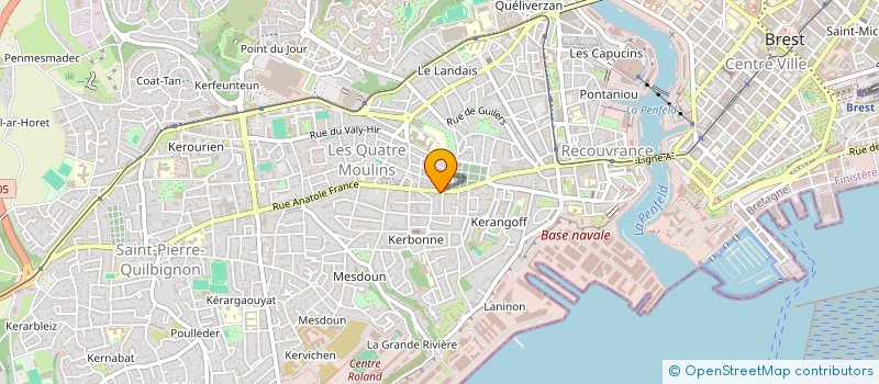 localisation de l'entreprise LE DORNER à BREST