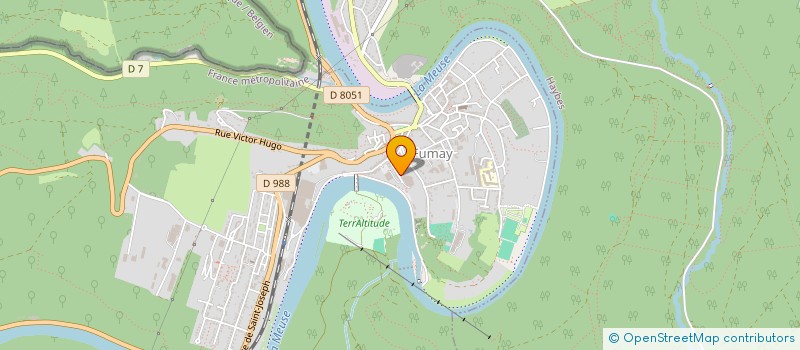 localisation de l'entreprise LE DOUAIRE  FUMAY