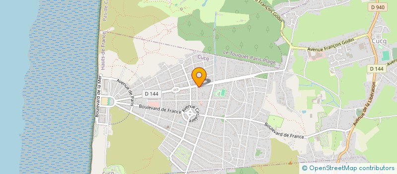 localisation de l'entreprise LE DOUBLE A à CUCQ