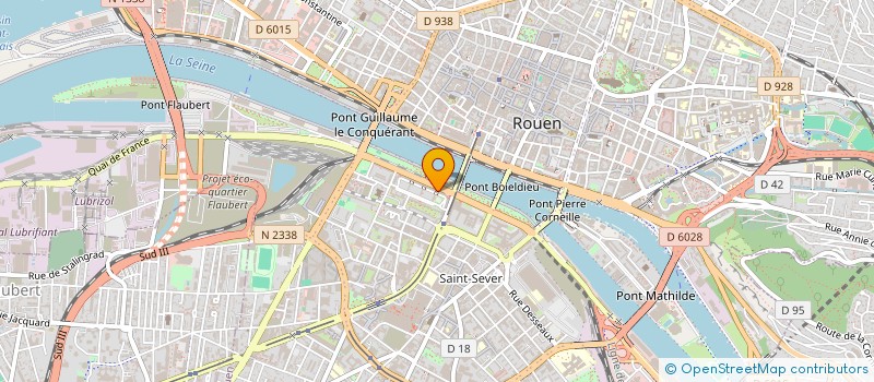 localisation de l'entreprise LE DOUBLE YOU à ROUEN