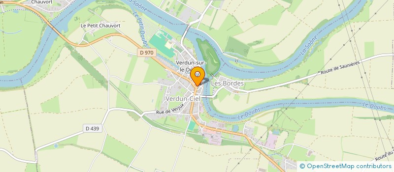 localisation de l'entreprise LE DOUBS PLAISIR à VERDUN-SUR-LE-DOUBS