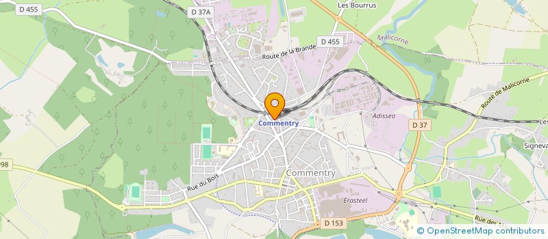 localisation de l'entreprise LE DOUGLAS  COMMENTRY