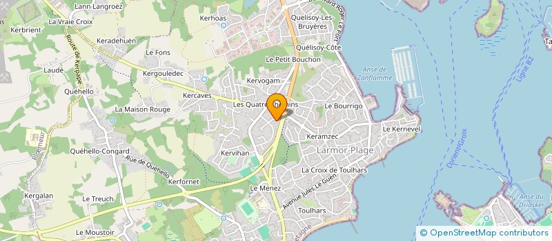 localisation de l'entreprise LE DOUJET J  LARMOR-PLAGE