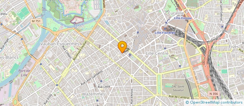 localisation de l'entreprise LE DOUZE à LILLE