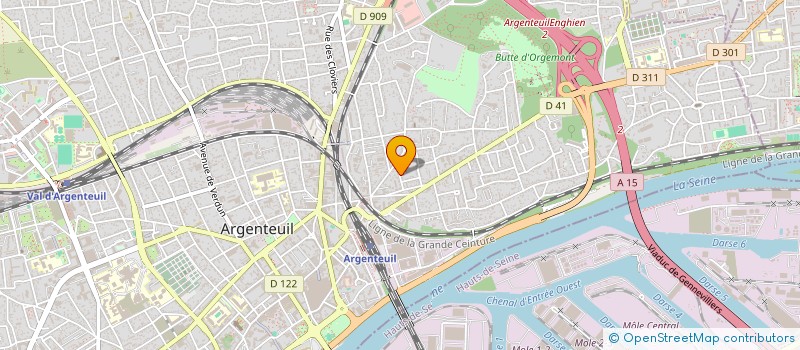 localisation de l'entreprise LE DOUZE  ARGENTEUIL