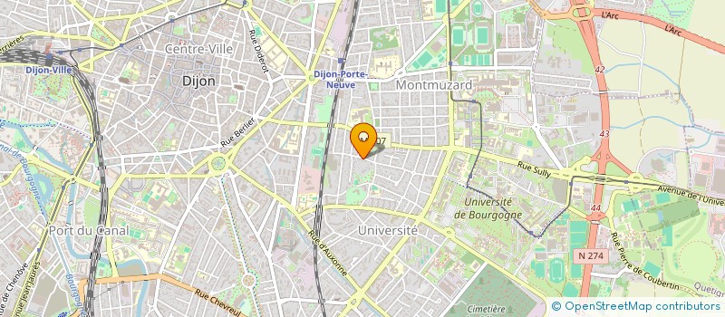 localisation de l'entreprise LE DOUZE BIS 21 à DIJON