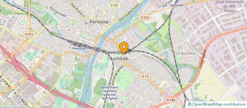 localisation de l'entreprise LE DRAGON à SAINT-OUEN-L'AUMONE