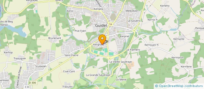 localisation de l'entreprise LE DRAGON  GUIDEL