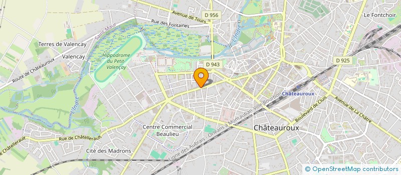 localisation de l'entreprise LE DRAGON à CHATEAUROUX