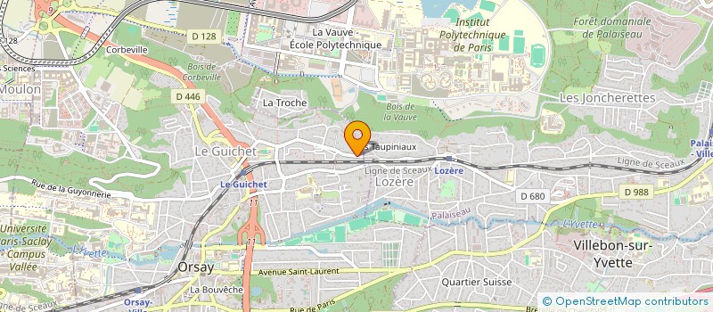 localisation de l'entreprise LE DRAGON BIGARRE à ORSAY