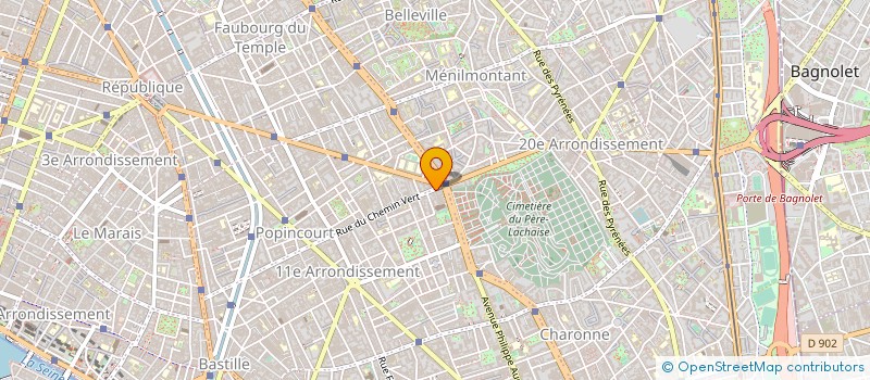 localisation de l'entreprise LE DRAGON DE CHINE  PARIS