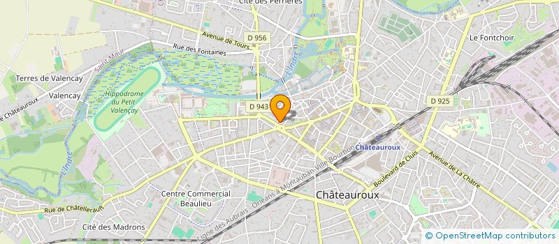 localisation de l'entreprise LE DRAGON MILLENAIRE à CHATEAUROUX