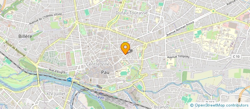 localisation de l'entreprise LE DRAKKAR à PAU
